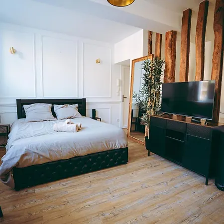 Du Palais Jacuzzi Sauna - Centre - Free Parking 鲁昂