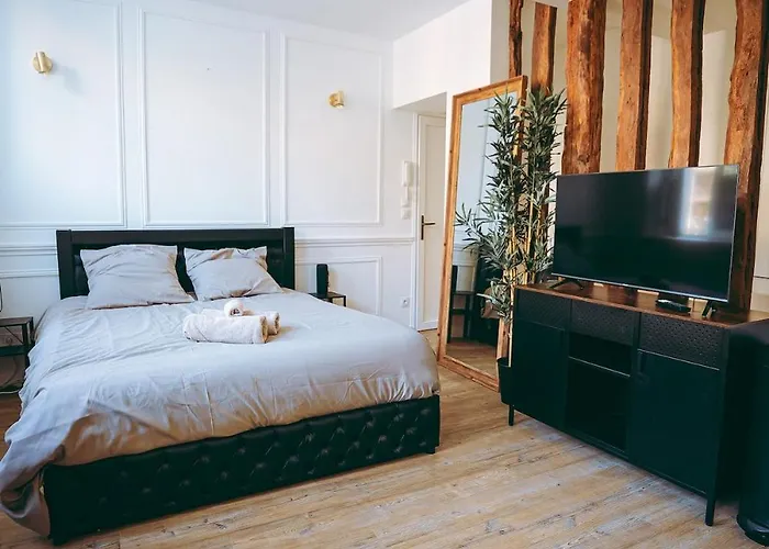 Du Palais Jacuzzi Sauna - Centre - Free Parking 鲁昂